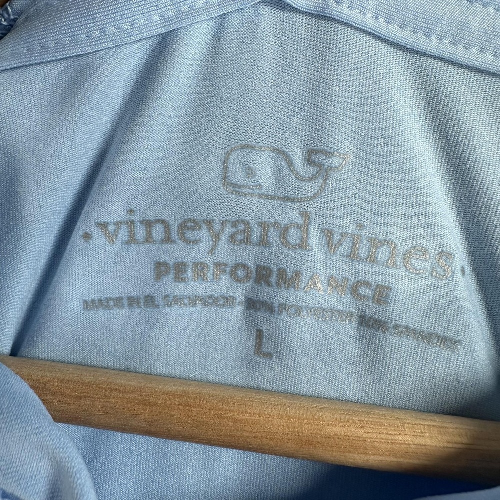 Vineyard Vines Performance Hoodie Shirt Mens Large Blue Mahi Fishing Graphic - Picture 3 of 16